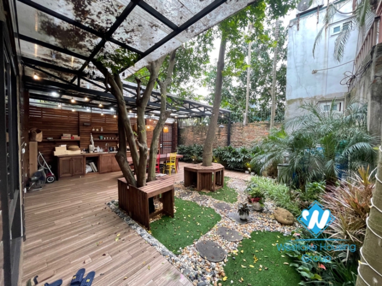 Beautiful 2 bedroom garden house for rent in Tay Ho